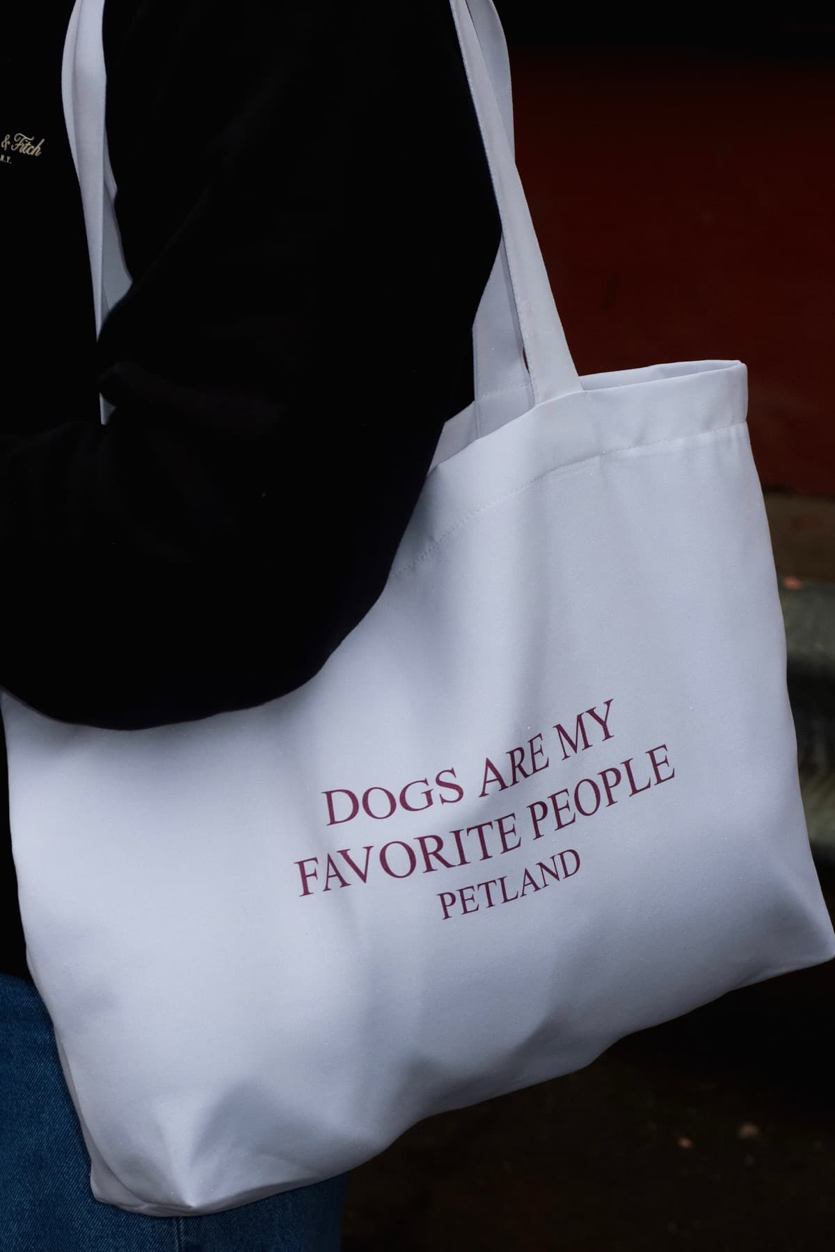 Сумка PETLAND с надписью о любимых людях собак